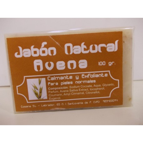 Jabón Natural de Avena