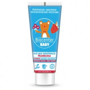 BIOCENTER-Baby dentífrico ecológico de Frambuesa 75ml