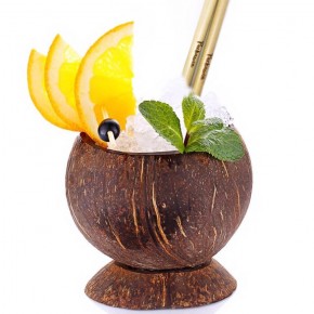 Copa cocktail de coco