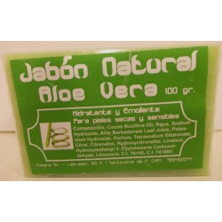 Jabón Natural de Aloe Vera